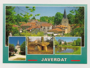 carte postale Javerdat